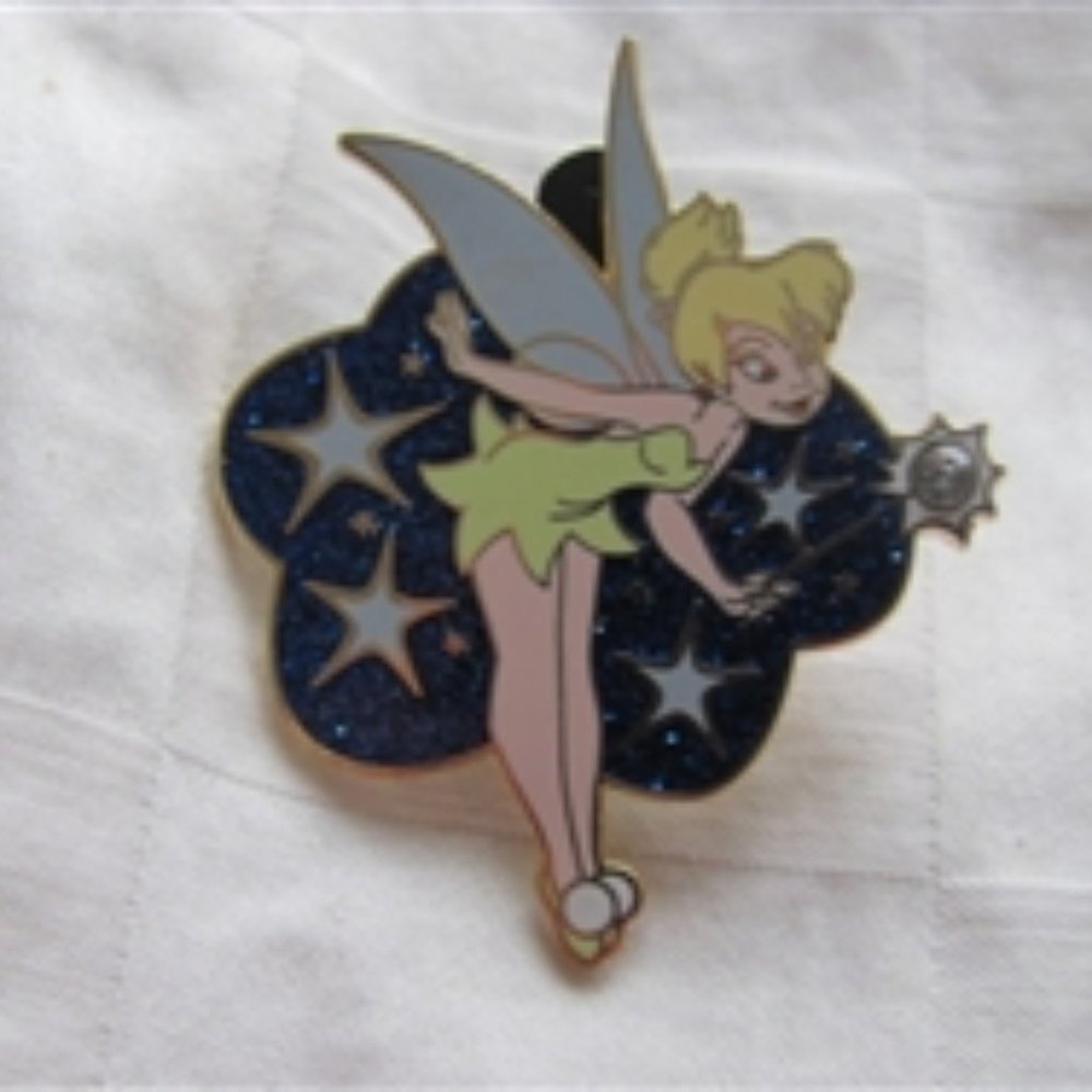 Disney Tinker Bell Pin - Jeweled Pixie Dust Wand Pin#45590